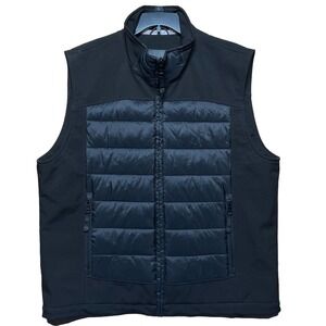 Vintage‎ Y2K Guess Puffer Vest Mens XL Black - Preowned